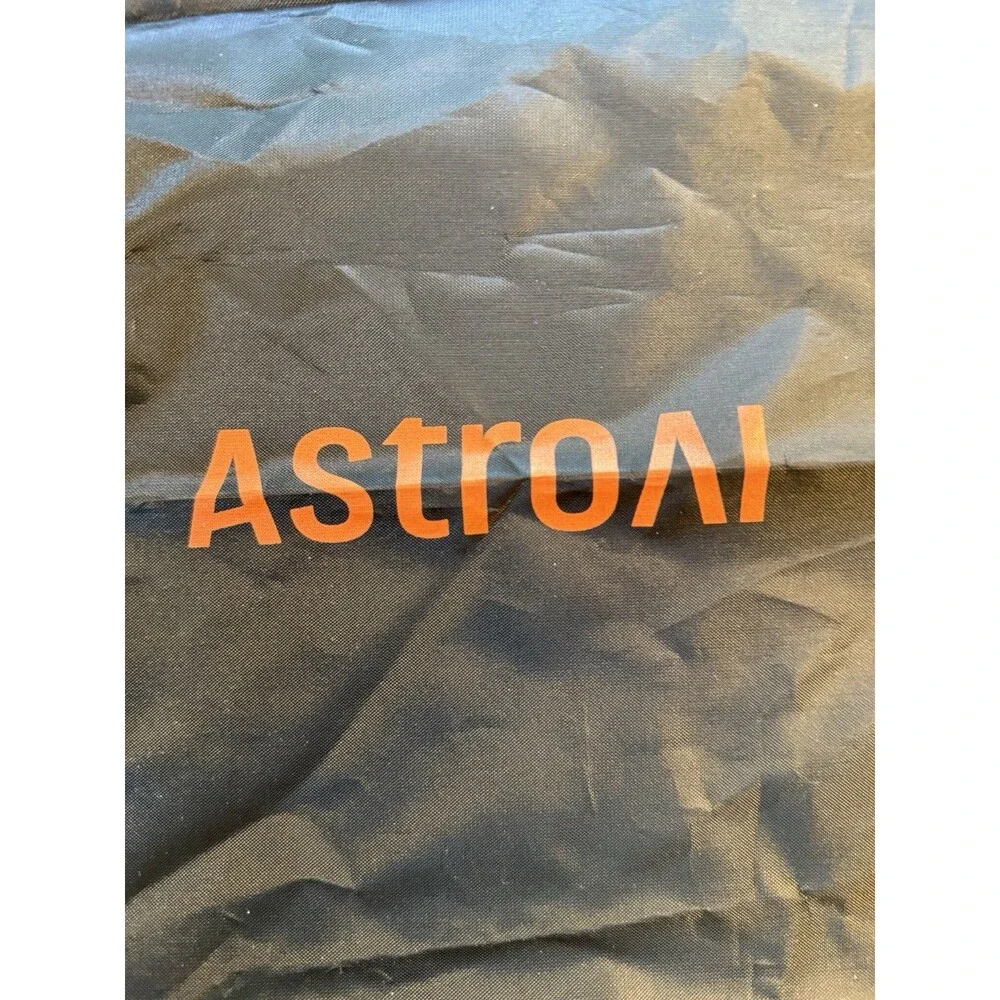 AstroAI Drawstring Nylon Bag ONLY Black Orange 20”x13” Storage for Shovel/etc